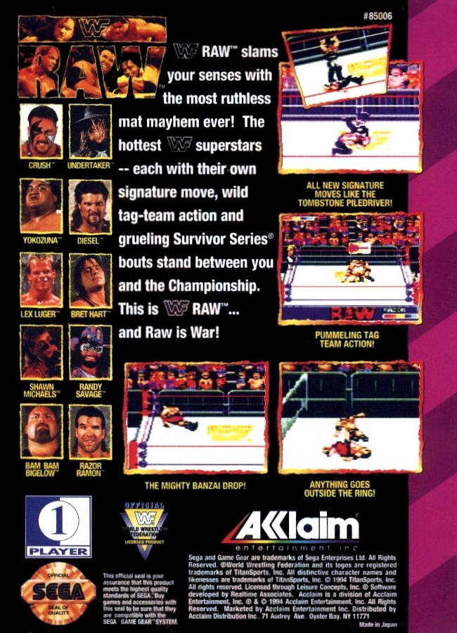 Wwf Raw Images Launchbox Games Database