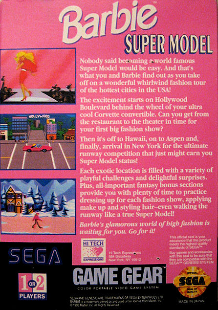 Barbie Super Model Images Launchbox Games Database