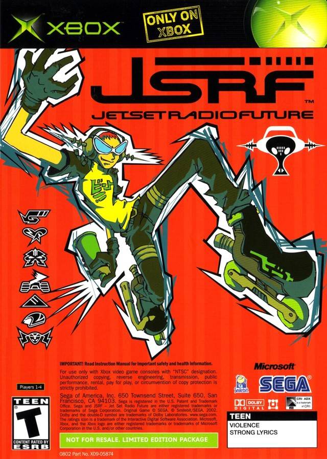 Sega Gt Jet Set Radio Future Details Launchbox Games Database