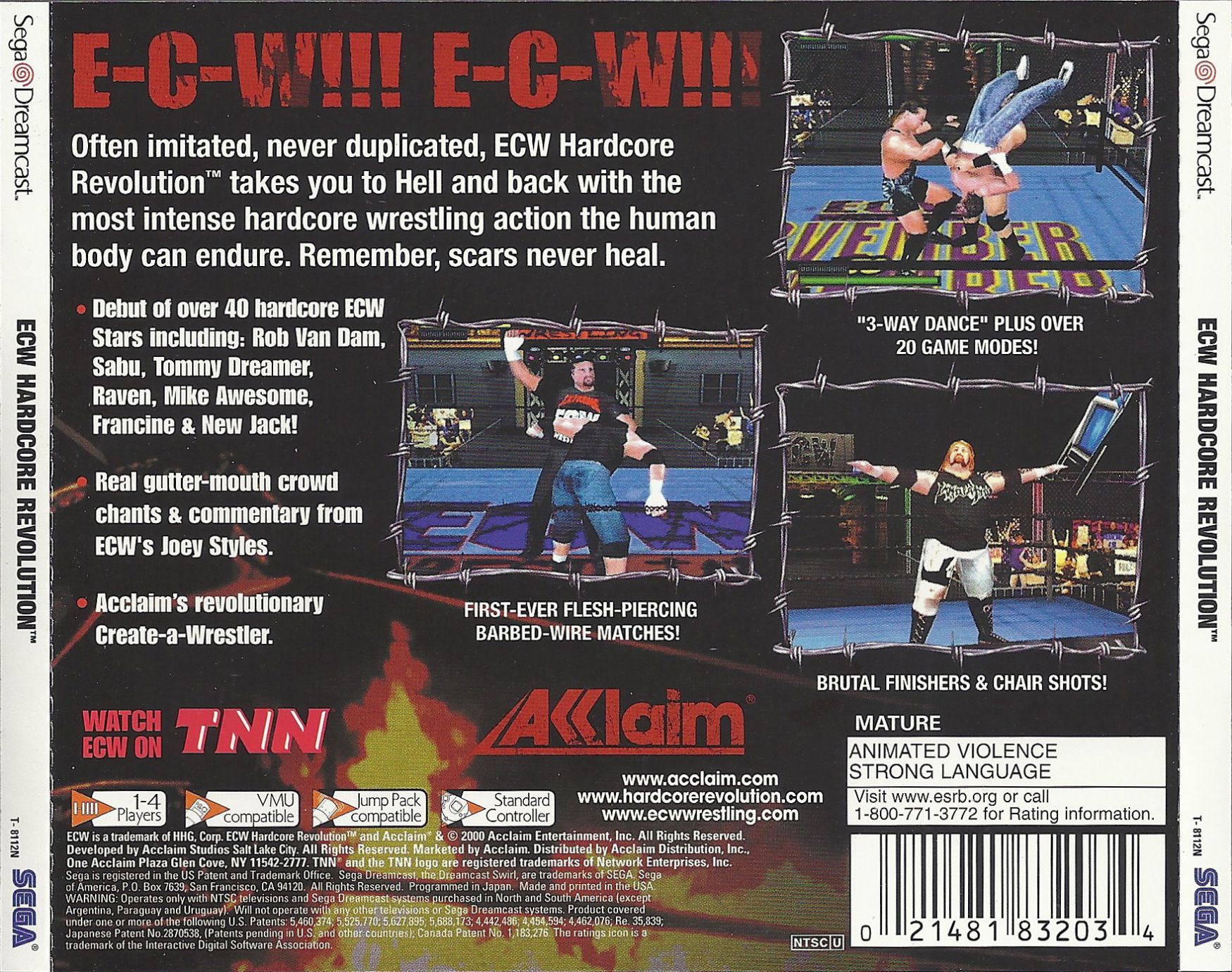 ECW Hardcore Revolution Images LaunchBox Games Database