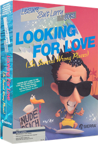 Leisure Suit Larry Goes Looking for Love (In Several Wrong Places) - Box - 3D (Europe) - 852x1243