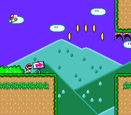 Illustration of Super Mario World: Don't Dig Down