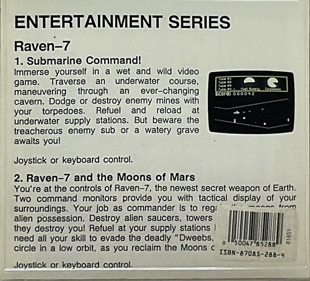 Raven-7 + Submarine Command - Box - Back (North America) - 980x887