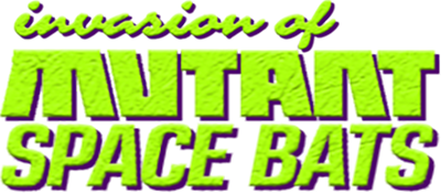 Invasion of the Mutant Space Bats of Doom - Clear Logo (null) - 400x175
