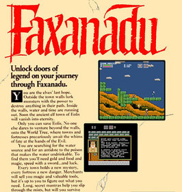 Faxanadu Remastered - Box - Back (World) - 371x391