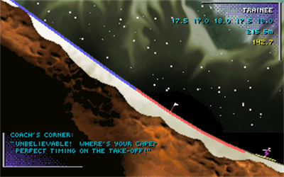 Ski Jump International v3 - Screenshot - Gameplay (null) - 320x200