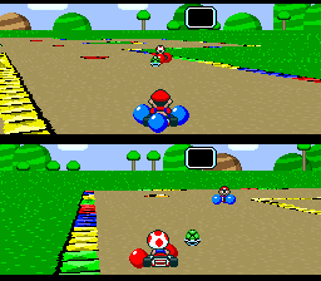 Super Mario Kart - Screenshot - Gameplay (null) - 256x224
