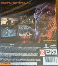 The Walking Dead: A New Frontier  - Box - Back (Europe) - 1168x1320