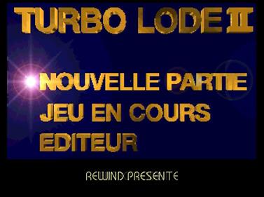 Turbo Lode II - Screenshot - Game Select (null) - 677x504