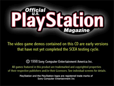 Official U.S. PlayStation Magazine Demo Disc 09 - Screenshot - Game Title (null) - 320x240