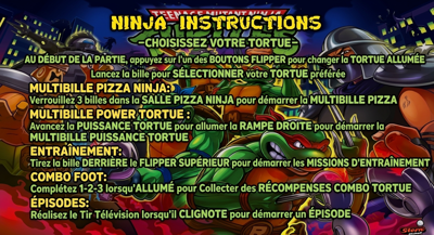 Teenage Mutant Ninja Turtles: Stern X Data East Remix - Arcade - Controls Information (France) - 1385x752