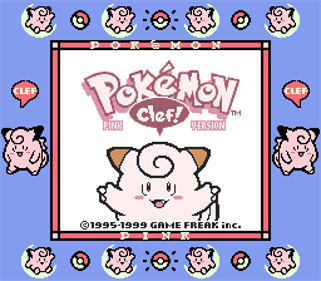 Pokémon Pink Version: Special Clefairy Edition - Screenshot - Game Title (null) - 3840x3360