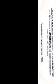 Galactic Warriors - Box - Back (Europe) - 258x388