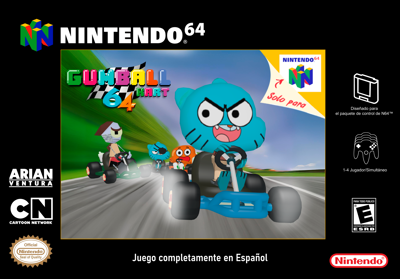 Gumball Kart 64 - Box - Front (South America) - 5376x3750