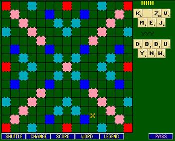 Amiga Scrabble - Screenshot - Gameplay (null) - 642x514