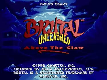 Brutal: Above the Claw - Screenshot - Game Title (null) - 640x480