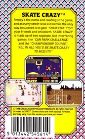 Skate Crazy - Box - Back (United Kingdom) - 553x900