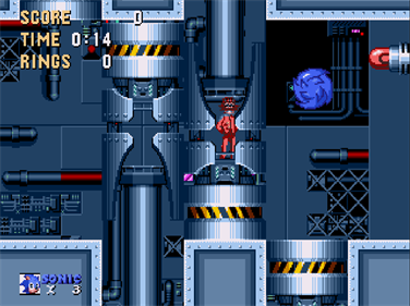 Teen Sonic in Sonic 1 - Screenshot - Gameplay (World) - 1023x763