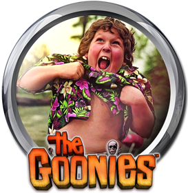 The Goonies Never Say Die Pinball - Clear Logo (World) - 443x455