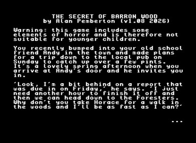 The Secret of Barron Wood - Screenshot - Game Title (null) - 691x507