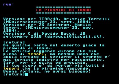 La Piramide di Innuh - Screenshot - Game Title (null) - 649x460