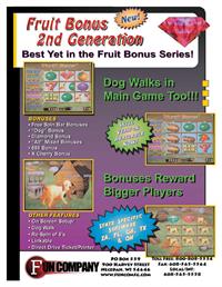 Fruit Bonus 2nd Generation - Advertisement Flyer - Front (null) - 612x792