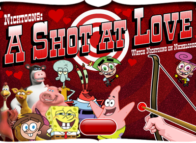 Nicktoons: A Shot at Love - Screenshot - Game Title (United States) - 549x400