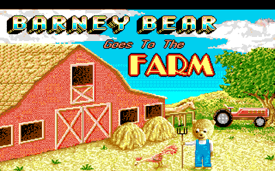 Barney Bear Goes to the Farm - Screenshot - Game Title (null) - 320x200