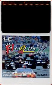 F1 Circus '92 - Cart - Front (Japan) - 398x643