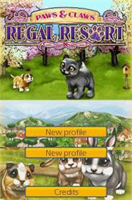 Paws & Claws: Regal Resort - Screenshot - Game Title (North America) - 183x275