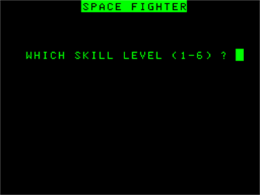 Space Fighter - Screenshot - Game Title (United Kingdom) - 256x192