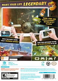 Rayman Legends - Box - Back (North America) - 489x685