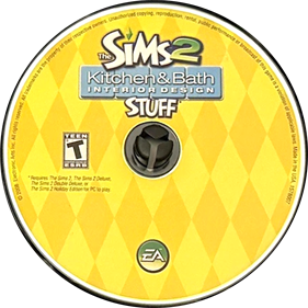 The Sims 2: Kitchen & Bath Interior Design Stuff - Disc (North America) - 956x955