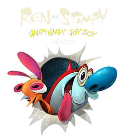 Ren & Stimpy: Happy, Happy, Joy, Joy, Collection - Clear Logo (World) - 267x302