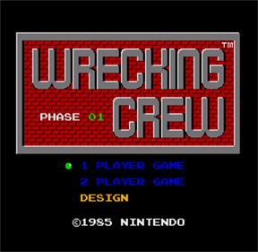 Wrecking Crew - Screenshot - Game Title (null) - 256x249