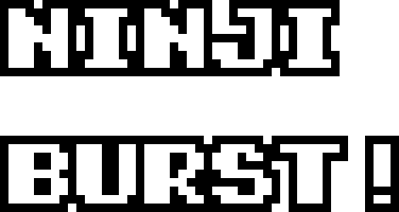 Ninji Burst! - Clear Logo (World) - 470x250