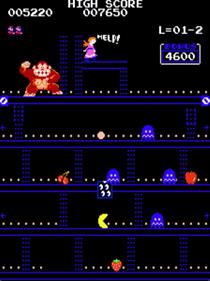 Donkey Kong Pac-Man Crossover - Screenshot - Gameplay (null) - 580x773