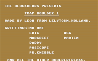 Trap Boulder 1 - Screenshot - Game Title (null) - 320x200