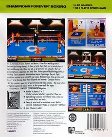 Champions Forever Boxing - Box - Back (North America) - 629x767