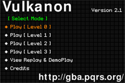 Vulkanon - Screenshot - Game Title (null) - 240x160