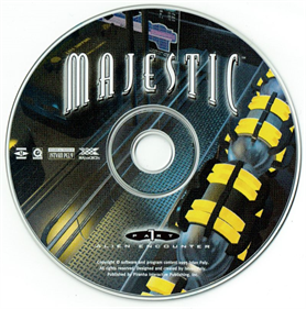 Majestic Part 1: Alien Encounter - Disc (United States) - 800x806