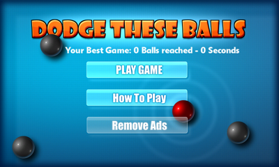 Dodge These Balls - Screenshot - Game Title (World) - 800x480