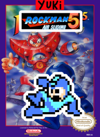 Rockman 5: Air Sliding - Fanart - Box - Front (North America) - 235x320