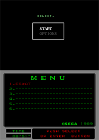 ESWAT: City Under Siege (Mega-Tech) - Screenshot - Game Select (null) - 320x450