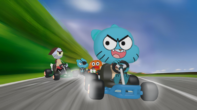 Gumball Kart 64 - Fanart - Background (North America) - 3840x2160
