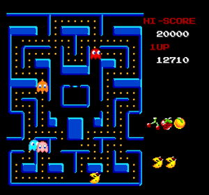 Ms. Pac-Man (Namco) - Screenshot - Gameplay (World) - 256x239