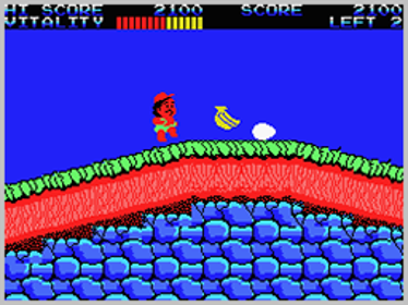 Adventure Island - Screenshot - Gameplay (World) - 256x192