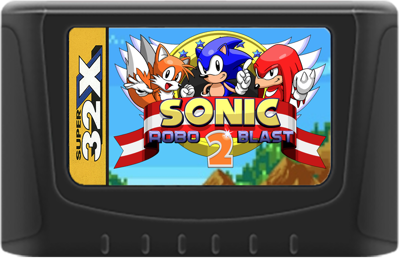 Sonic Robo Blast 32X - Fanart - Cart - Front (Japan) - 399x258