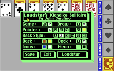 Star Klondike - Screenshot - Game Select (null) - 320x200