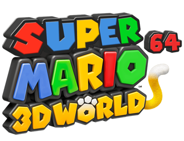 Super Mario 3D World 64 - Clear Logo (World) - 900x688